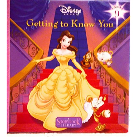 Pre-Owned Disney Princess Belle Getting to Know You (Disney Princess, 9), 9781579731854, 1579731856, Hardcover,