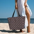 thumbnail image 6 of Honeii pink bow for Tote Bag with Adjustable Strap,Beach Bag, Waterproof Sandproof Beach Tote Bag, Large Capacity Foldable Beach Bags, 6 of 7