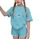 thumbnail image 2 of Conjuntos de blusas y camisas de cuello redondo y manga corta para niños Conjunto de dos piezas de blusas de cuello redondo y manga corta con estampado del Día de San Patricio para niños Niños poliést, 2 of 6