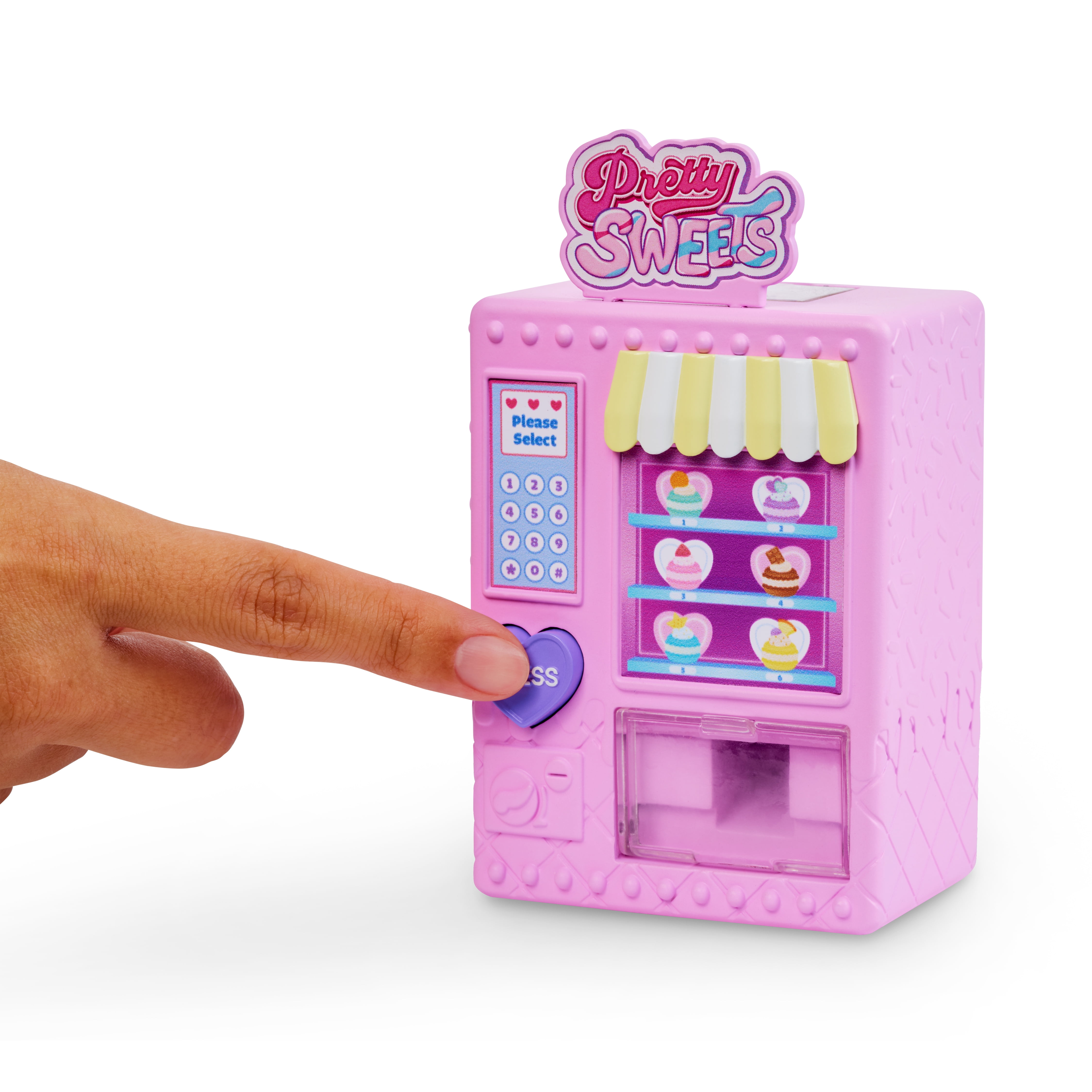Pretty Sweets Molly Macaron 5" Doll & Vending Machine Playset, Children Ages 3+