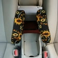 thumbnail image 4 of Yuyamidu Sunflower Car Front Seat Armrest Cover Dog Paw Automobile Armrest Protector Reusable Armrest Cover for SUV Truck Van 2 Pcs Universal Auto Interior Accessories, 4 of 7