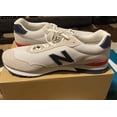 thumbnail image 4 of New Balance Mens 515 Classic Sneaker Shoe ML515RC3 White Blue Red Size 16M 2E, 4 of 6