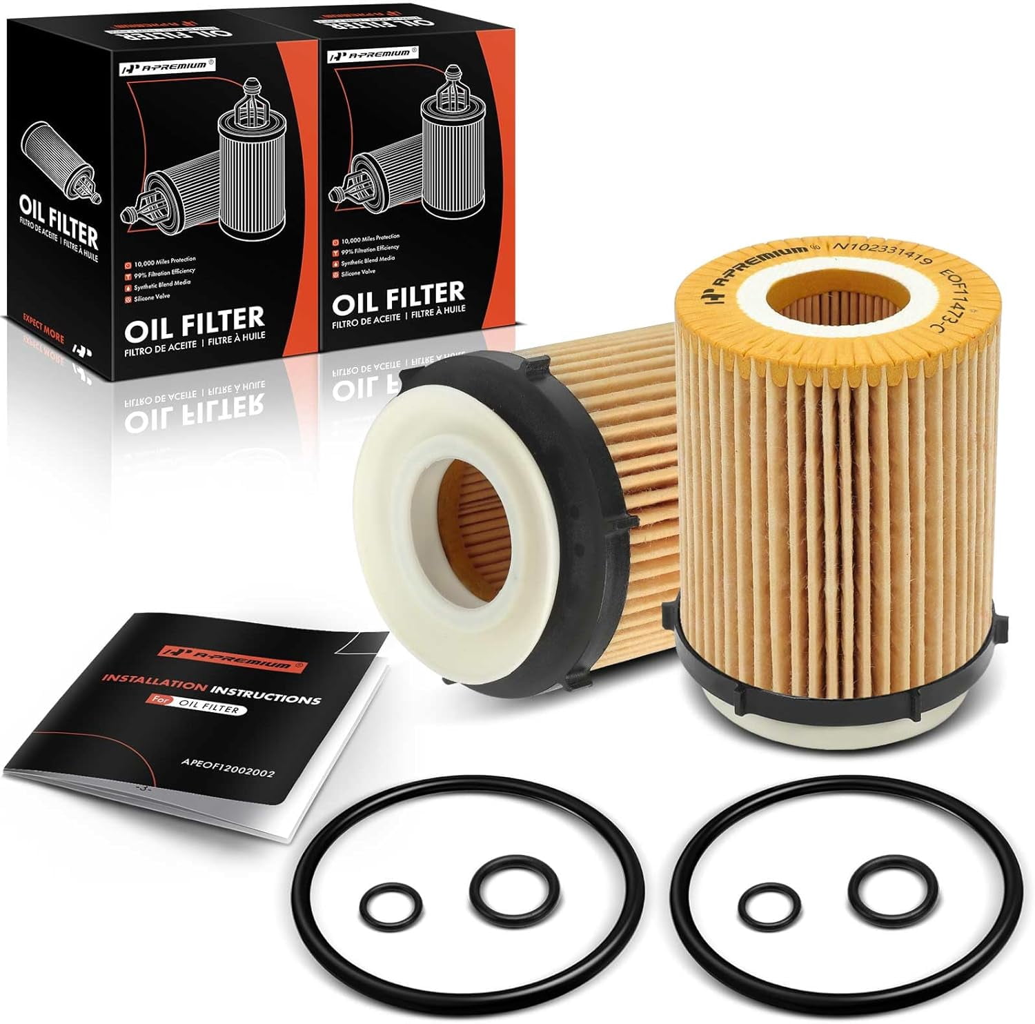 FRAM Extra Guard Oil Filter CH11473, 10K mile for Infiniti + more flk047314