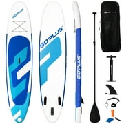 Goplus 11ft Inflatable Stand Up Paddle Board 6'' Thick W/Backpack Leash Aluminum Paddle