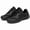 Spring/Fall Fabric Black, variant on Men's Black Lace Up Work Shoes, Fabric Upper Low Top Walking Shoes for Spring and Fall