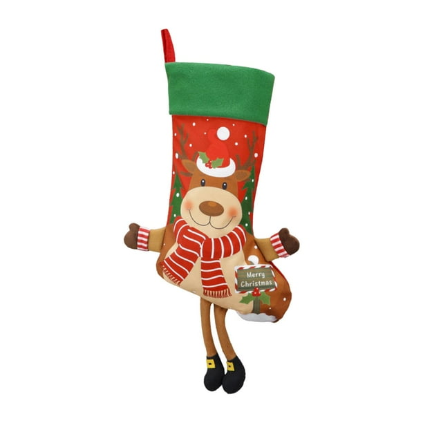 Medias navideñas BLESIY Colgantes para Chimenea Reno 44 cm x 22 cm