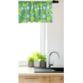 thumbnail image 2 of Ambesonne Geometric Window Valance, Colorful Scattered Circle, 42" x 12", Yellow Shamrock Green, 2 of 2