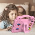 thumbnail image 6 of Dteck for Onn 7 inch Tablet Case (2024 Model) 100135924, with 14 Dolls DIY Figures Handle Stand, Kids EVA Shockproof Cover for Walmart Onn 7" Tablet Gen 4 2024,Pink, 6 of 9