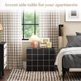 thumbnail image 4 of LAZZO Nesting Coffee Table Set of 2, Modern Wooden Side End Tables for Living Room, Bedroom, Office & Small Spaces, Black, 4 of 8