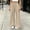 Khaki, variant on CaComMARK PI Women's Wide Leg Sweatpants Baggy Casual High Waisted Drawstring Sweat Track Pants with Pockets White