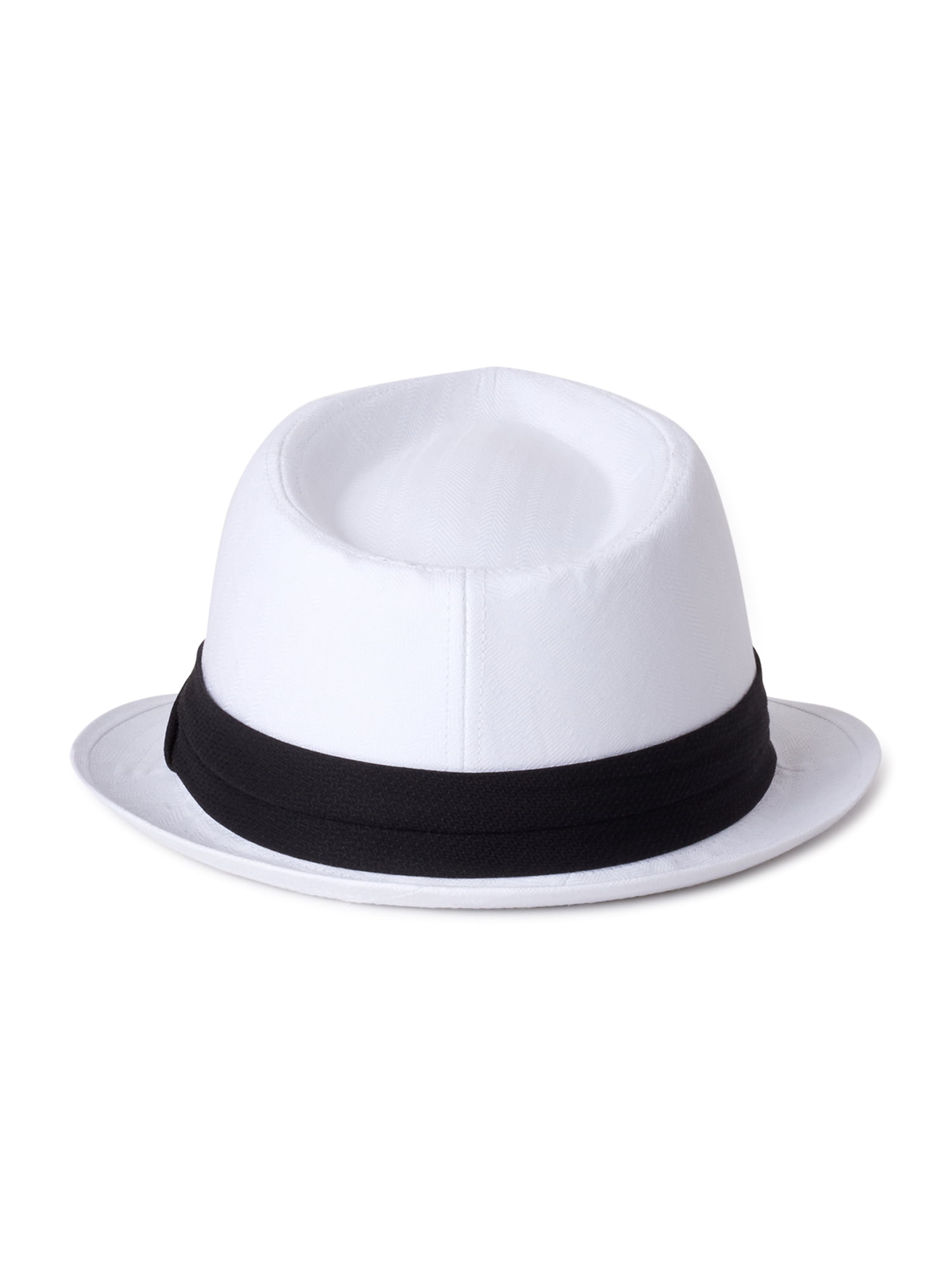 White Fedora MONTIQUE - Long Lasting Lightfelt 2 1/2 inch Wide Brim Wool  main image 3