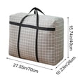 thumbnail image 3 of Bolsa de almacenamiento para mudanzas y embalaje para ropa, edredones y objetos | Organizador de equipaje tejido de gran capacidad | Para viajes y uso doméstico, 3 of 6