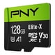 thumbnail image 3 of Tarjeta de memoria PNY Elite-X microSDXC 128GB Class 10 U3 V30, 3 of 8