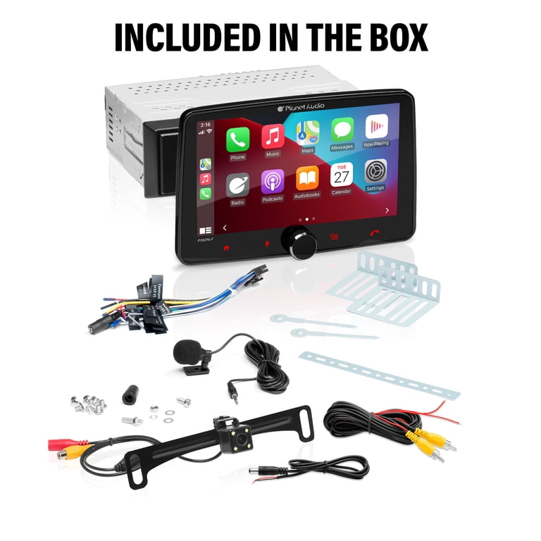 Planet Audio P70CPA-CF 7” CarPlay Android Car Stereo - Walmart.com