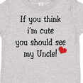 thumbnail image 4 of Inktastic Cute Uncle Boys or Girls Toddler T-Shirt, 4 of 5