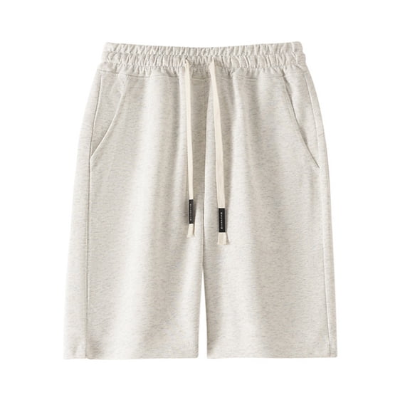 JAJAHO Men's Sweat Shorts Casual Elastic Waist Drawstring Summer Running Shorts Workout Athletic Gym Clothes Comfy Bottoms