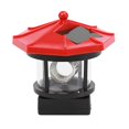 thumbnail image 4 of Faro LED giratorio con energía solar para jardín, exterior, decoración de patio rojo, 4 of 6