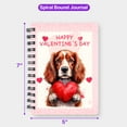 thumbnail image 5 of Happy Valentine's Day Cocker Spaniel Brings Love Heart Spiral Bound Journal Cockers Dog Lover Gifts 5x7in Spiral Notebook - 02028, 5 of 5