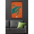 thumbnail image 5 of NFL Miami Dolphins - Logo 25 Wall Poster with Magnetic Frame, 22.375" x 34", 5 of 5