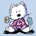thumbnail image 2 of CafePress - Kiniart Westie XOXO - Long Sleeve Cotton Baby Bodysuit, 2 of 4
