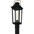 thumbnail image 5 of BUK9007MBK Quoizel Lighting Buckley - 1 Light Outdoor Post Lantern In Traditional Style-22.5 Inches Tall and 7.5 Inches Wide, 5 of 5