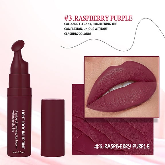 Kokovifyves Velvet Mist Matte Lip Mud, High Pigment Waterproof Non Stick Cup Long Wear Lip Gloss 6.5ml