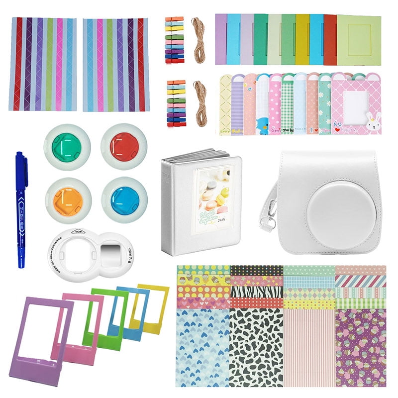 "Instax Mini 9 or Mini 8 8+ Camera Accessories Bundle, 10 PC Kit