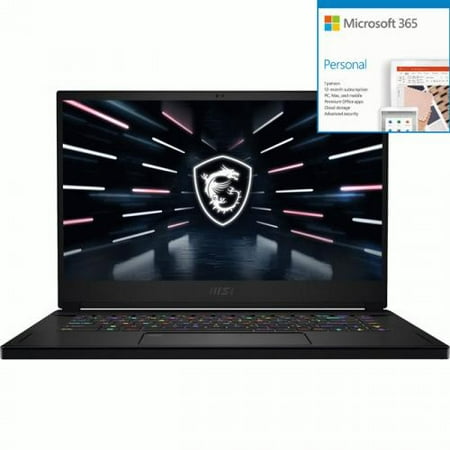 MSI GS66 Stealth Stealth GS66 12UGS-272 15.6" Gaming Noteboo + Microsoft 365 Bundle