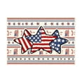 thumbnail image 2 of Deeceymbur Patriotic Independence Day Carpet Flag Rug Bathroom Mat Coffee Table Mat Entrance Door Mat Polyester Non-Slip, 2 of 6