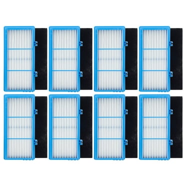 8 Pack HEPA Filters and Carbon Booster Sheets Replacement Parts HAPF30AT Compatible with Holmes AER1 Air Purifiers