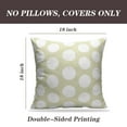 thumbnail image 2 of LALILO Throw Pillow Covers Vintage Ornament White Circles Vintage Cushion Cover 18" x 18", 2 Pack, 2 of 6
