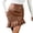Brown, variant on Women's Pure Colored Short Skirt Skirt Tight Leather Skirt Slit Miniskirt Summer Tennis Skirt