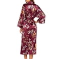 thumbnail image 4 of Qertyioot Robe Portefeuille pour Femme Décontractée Longue Robe Pyjama Tenue d'Intérieur Pyjama à Manches Longues à Moins de 20 $, 4 of 4