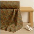 thumbnail image 4 of Soimoi Brown Cotton Voile Fabric Lemon Slice Vegetable Decor Fabric Printed Yard 42 Inch Wide, 4 of 7