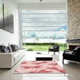 thumbnail image 6 of Ahgly Company Indoor Square Patterned Light Rose Pink Area Rugs, 4' Square, 6 of 6