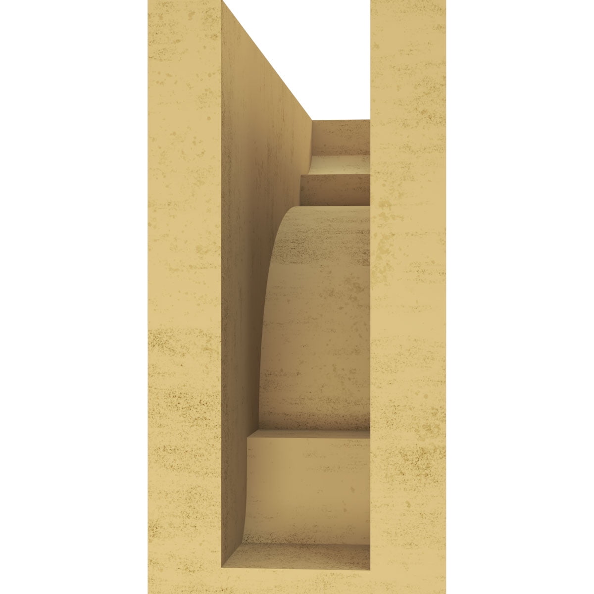 4"W x 12"D x 8"H Classic New Brighton Rough Cedar Woodgrain TimberThane Corbel, Primed Tan