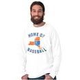 thumbnail image 5 of State of New York Home Of Baseball Long Sleeve TShirt Men Women Brisco Brands M, 5 of 5