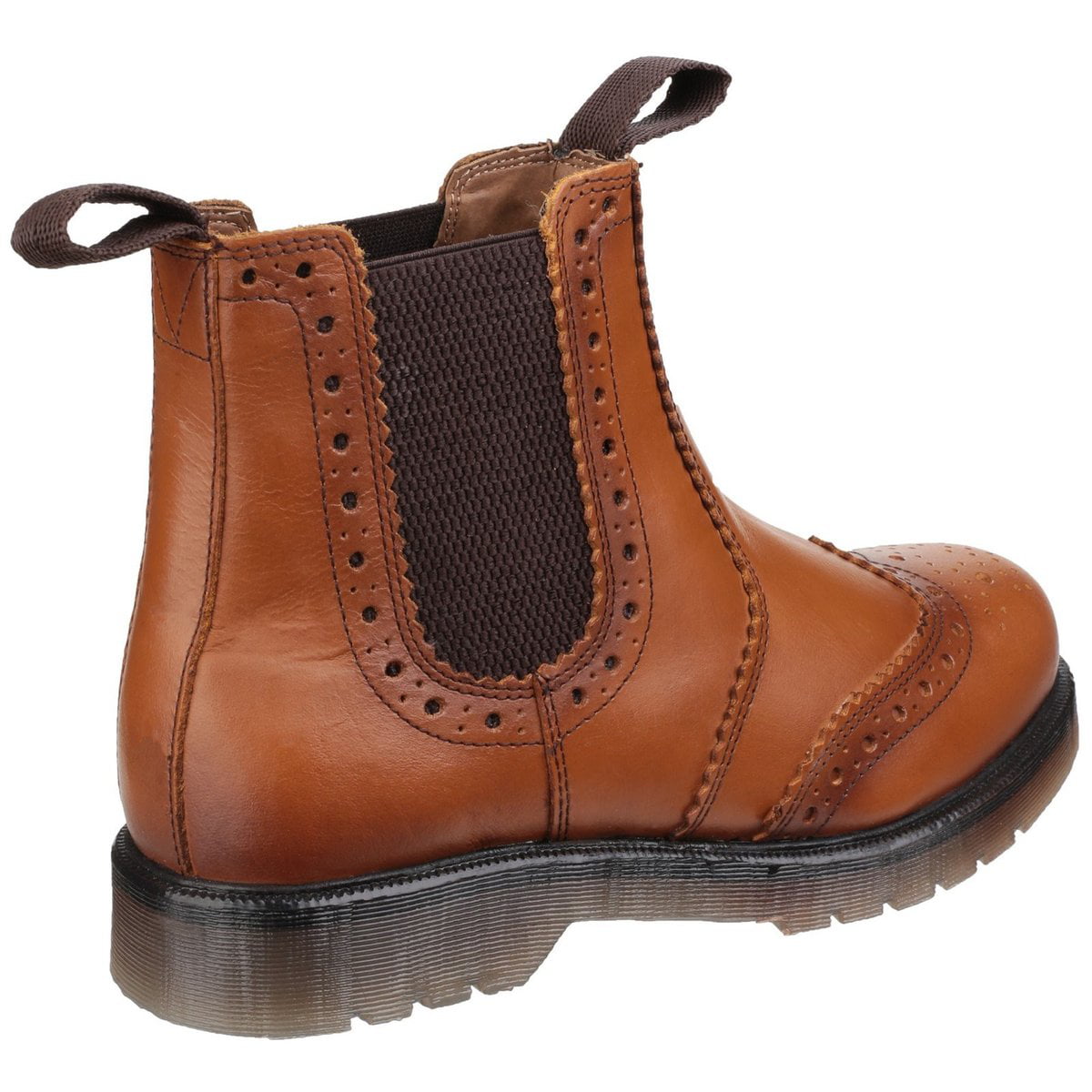 Amblers Mens Dalby Pull On Brogue Boots 
