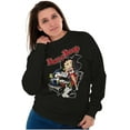 thumbnail image 3 of Betty Boop Cartoon Lounge Singer Women Crewneck Sweatshirt Brisco Brands S, 3 of 5