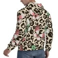thumbnail image 3 of Bingfone Leopard Dots Men'S Drawstring Hoodie Long Sleeve Pocket Sweatshirts-Medium, 3 of 9