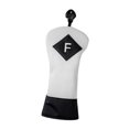 thumbnail image 3 of Golf Club Head Cover Regalos de portada del club de golf que se ajustan a la mayoría de los golf club de golf PU cuero impermeable guardia de techo de 26x12.5cm, 3 of 8