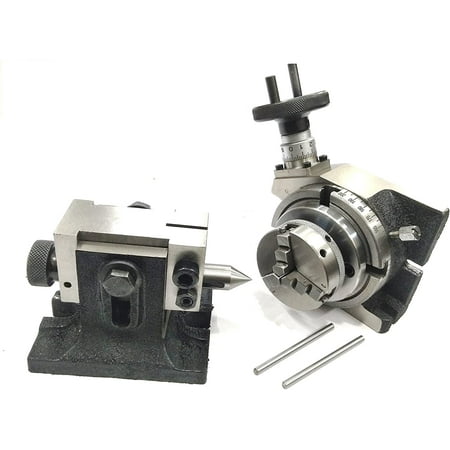 

Assorts Horizontal Vertical Milling Indexing 4 / 100 Rotary Table With Suitable Tailstock & Small Chuck & Fixing T Nut Bolts (With 65 Mm 3 Jaws Self Centering Chuck)