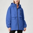 thumbnail image 4 of QQZ Oversized Hooded Zip Up Cardigan For Women, Long Sleeve Windproof Cardigan Sweaters For Women, Lightweight Fall Outfits For Travel Business Casual Outdoor Daily Wear, 4 of 9