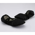 thumbnail image 2 of Missfiona Women's Ballet Flats Canvas Ballet Slipper Dance Yoga Practice Shoes(6,Black), 2 of 6