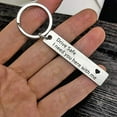 thumbnail image 3 of Ljia Drive Safe I Need You Here with Me Keychain Husband Hubby Boyfriend Gift for Birthday Valentines Day Anniversary Christmas Stocking Stuffer A416, 3 of 5
