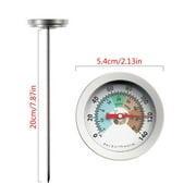 Long Stem Compost Soil Thermometer FastResponse Measuring Probe 10~76°C