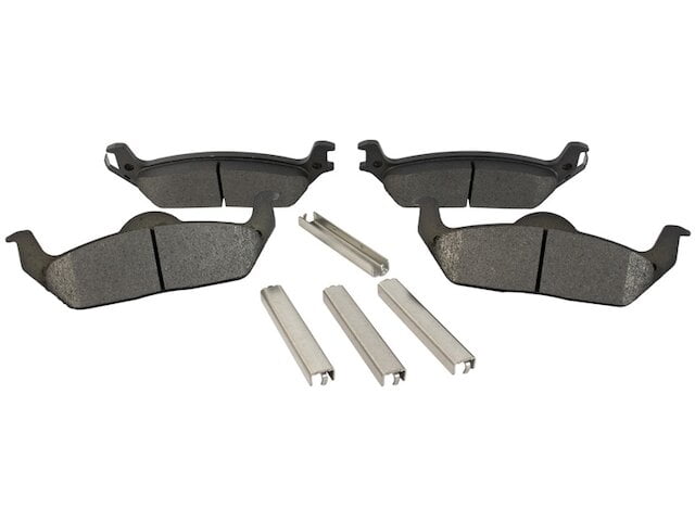 Rear Brake Pad Set - Compatible with 2004 - 2011 Ford F-150 2005 2006 2007 2008 2009 2010