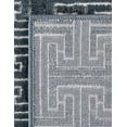 thumbnail image 6 of Jill Zarin Uptown Collection Area Rug - Park Avenue (7' 10" Square Navy Blue/Ivory), 6 of 6