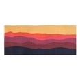 thumbnail image 5 of Fab Habitat Geometric Abstract Nature Non Slip Doormat Thin - Handwoven, Durable - Natural Coir - Entryway, Front Door, Porch, Patio - Shades of Dawn Orange Magenta (24" x 60" Non-Slip), 5 of 9