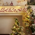thumbnail image 6 of Moocorvic 5.74ft Red Berry Christmas Garland, Artificial Garland Christmas Fireplace Decoration Indoor Outdoor Winter Holiday New Year Decor, 6 of 10